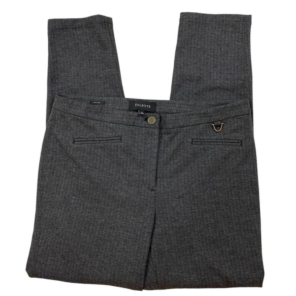 Talbots Dalton Herringbone pants Women's size 8